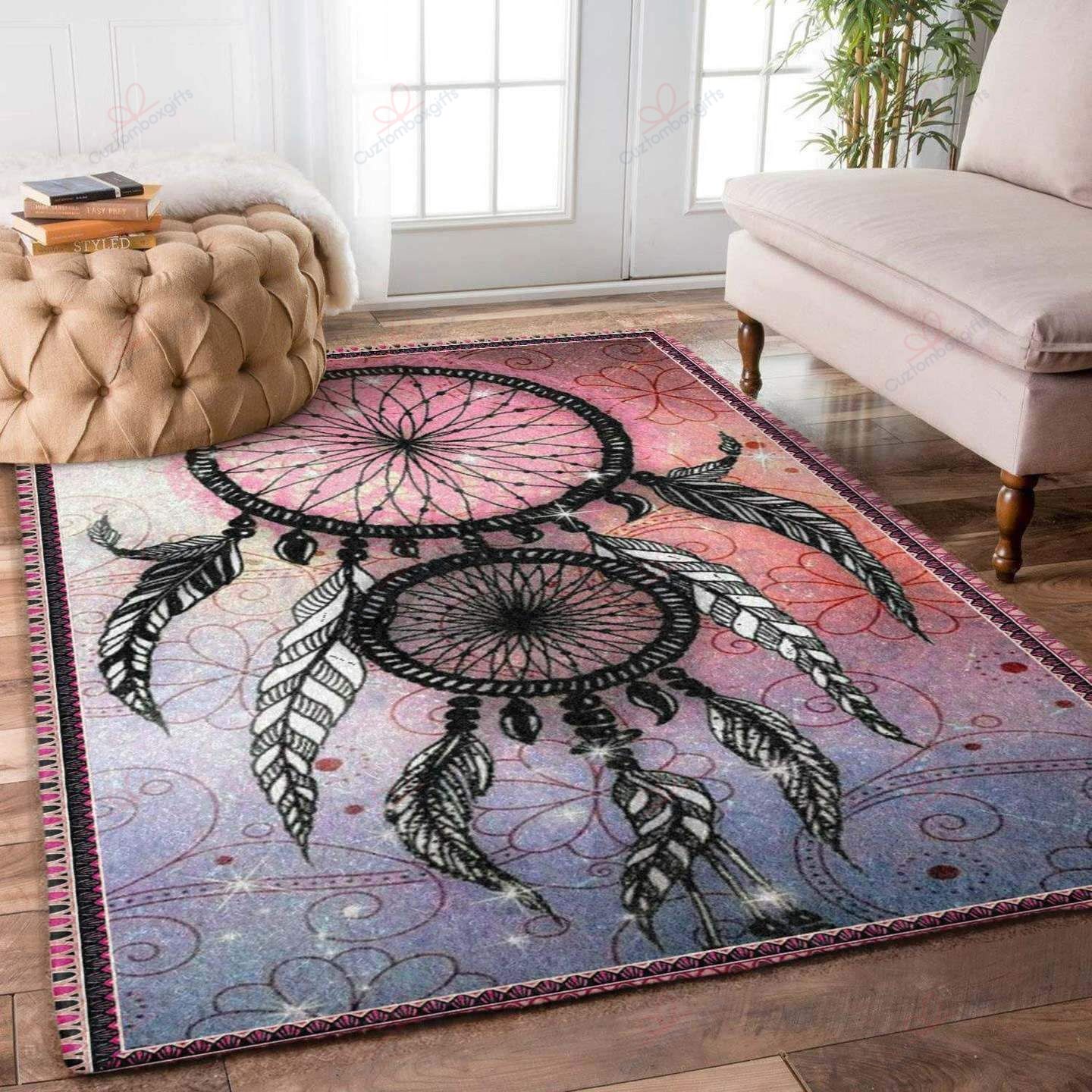 Black Dreamcatcher Rug Sport Decor Gift Floor Decor Living Room Carpet Rug Area Rug - 511814f9f7a6 Black Dreamcatcher Rug Sport Decor Gift Floor Decor Living Room Carpet Rug Area Rug - 511814f9f7a6