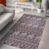 Black Elephant Aztec Pattern Rug Sport Decor Gift Floor Decor Living Room Carpet Rug Area Rug - a47366f11112