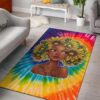 Black Girl And Sunflower Rug Sport Decor Gift Floor Decor Living Room Carpet Rug Area Rug - dd7f9f66f76b