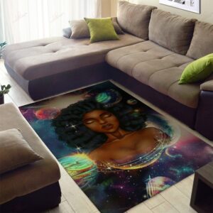 Black Girl Rug Sport Decor Gift Floor Decor Living Room Carpet Rug Area Rug - ad4761c88770