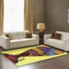 Black Girl In Africa Rug Sport Decor Gift Floor Decor Living Room Carpet Rug Area Rug - fd77d40e0639