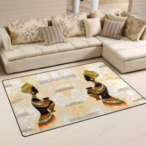Black Girl Life Rug Sport Decor Gift Floor Decor Living Room Carpet Rug Area Rug - ddfae1553344