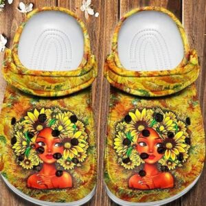 Black Girl Proud Crocs Clog Clog Shoes