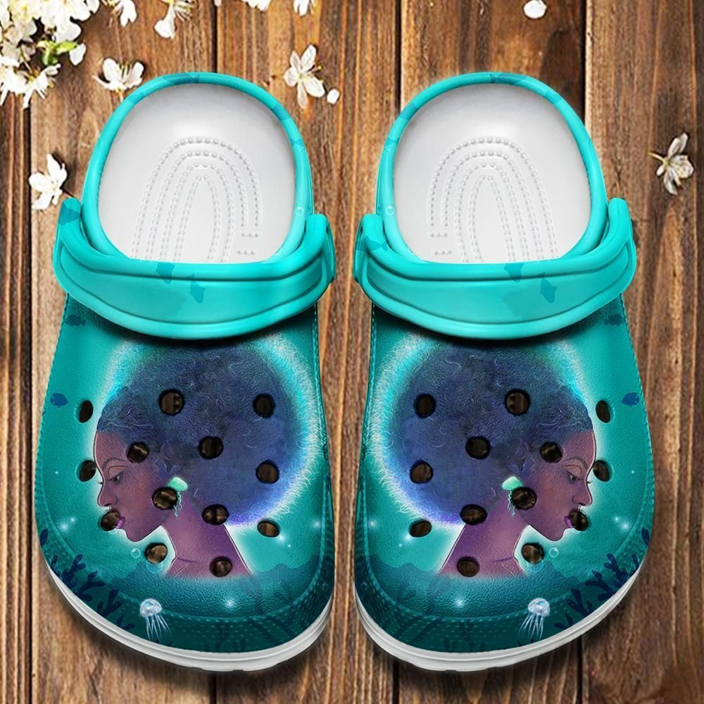 Black Girl Sea Shoes Clog – Afro Puffs Crocs Clog Crocbland Clog Birthday Gift For Woman Girl Black Girl Sea Shoes Clog – Afro Puffs Crocs Clog Crocbland Clog Birthday Gift For Woman Girl