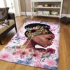 Black Girl With Bookshelf In Her Mind Rug Sport Decor Gift Floor Decor Living Room Carpet Rug Area Rug - 25856ca9db21