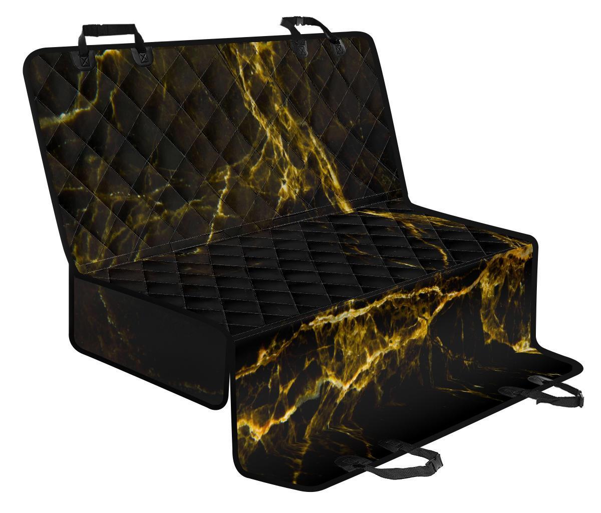 Black Gold Marble Print Pet Car Back Seat Cover - 8fa137f7abf6 Black Gold Marble Print Pet Car Back Seat Cover - 8fa137f7abf6
