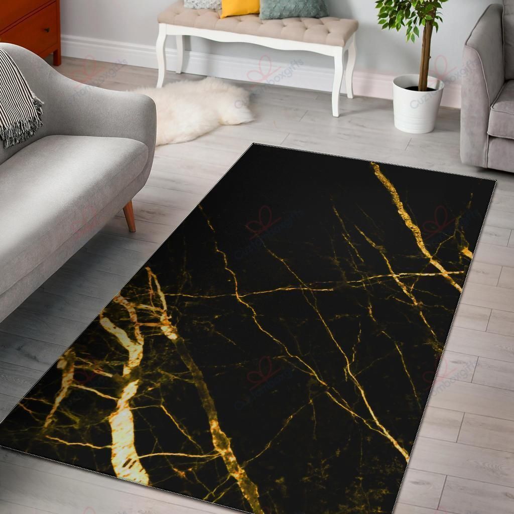Black Gold Scratch Marble Rug Sport Decor Gift Floor Decor Living Room Carpet Rug Area Rug - 91e0ee1d896a Black Gold Scratch Marble Rug Sport Decor Gift Floor Decor Living Room Carpet Rug Area Rug - 91e0ee1d896a