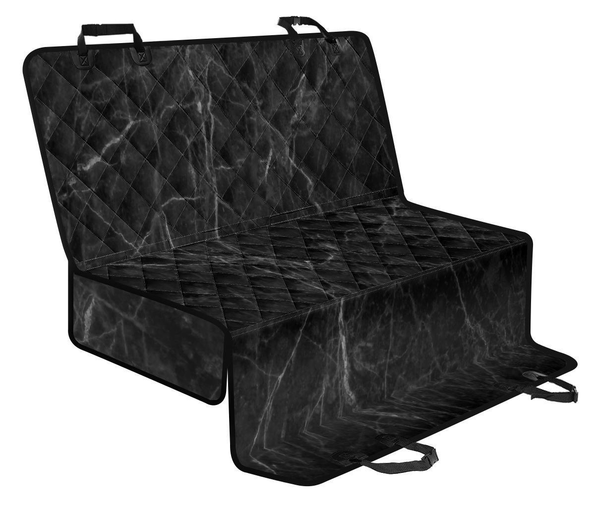 Black Grey Dark Marble Print Pet Car Back Seat Cover - ecf7be3cf419 Black Grey Dark Marble Print Pet Car Back Seat Cover - ecf7be3cf419