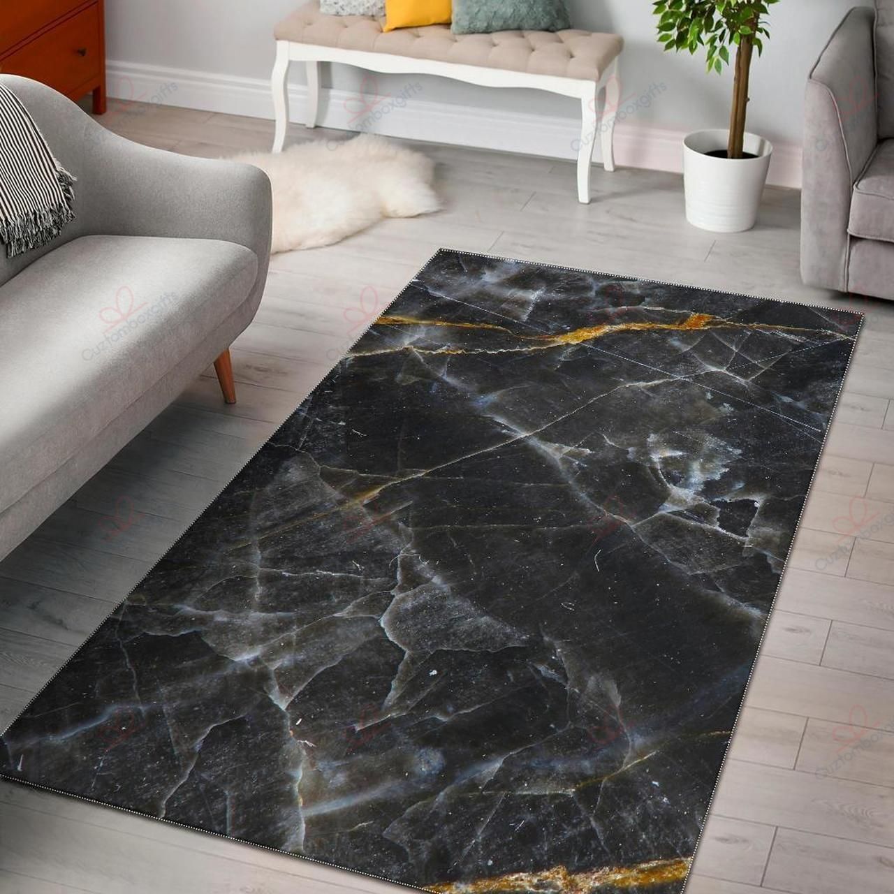 Black Grey Marble Rug Sport Decor Gift Floor Decor Living Room Carpet Rug Area Rug - d9cf10881440 Black Grey Marble Rug Sport Decor Gift Floor Decor Living Room Carpet Rug Area Rug - d9cf10881440