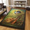 Black Grouse Hunting Rug Sport Decor Gift Floor Decor Living Room Carpet Rug Area Rug - 9d9be8c62761