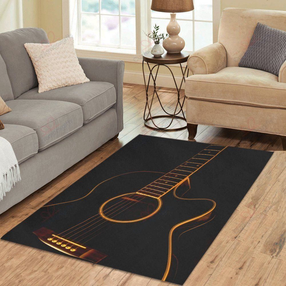 Black Guitar Beautiful Rug Sport Decor Gift Floor Decor Living Room Carpet Rug Area Rug - 45681d0532ec Black Guitar Beautiful Rug Sport Decor Gift Floor Decor Living Room Carpet Rug Area Rug - 45681d0532ec