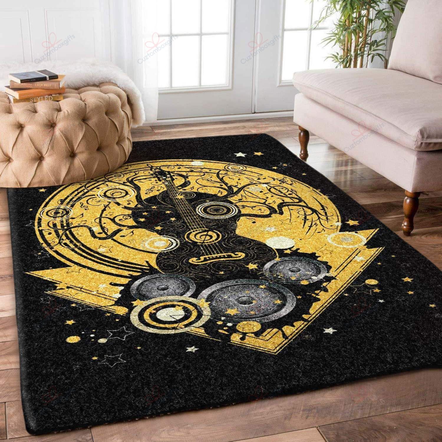 Black Guitar Rug Sport Decor Gift Floor Decor Living Room Carpet Rug Area Rug - e9e539a1b18e Black Guitar Rug Sport Decor Gift Floor Decor Living Room Carpet Rug Area Rug - e9e539a1b18e