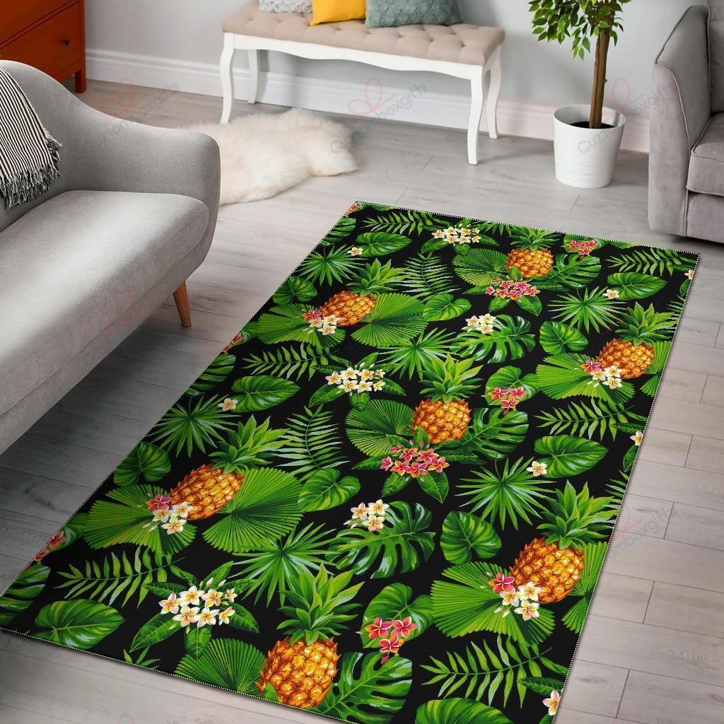 Black Hawaiian Pineapple Pattern Rug Sport Decor Gift Floor Decor Living Room Carpet Rug Area Rug - 67ab9459b7e7 Black Hawaiian Pineapple Pattern Rug Sport Decor Gift Floor Decor Living Room Carpet Rug Area Rug - 67ab9459b7e7