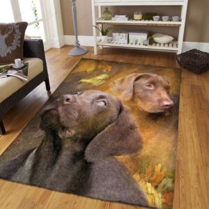 Black Labrador Dog Rug Sport Decor Gift Floor Decor Living Room Carpet Rug Area Rug - d019f30b8aad