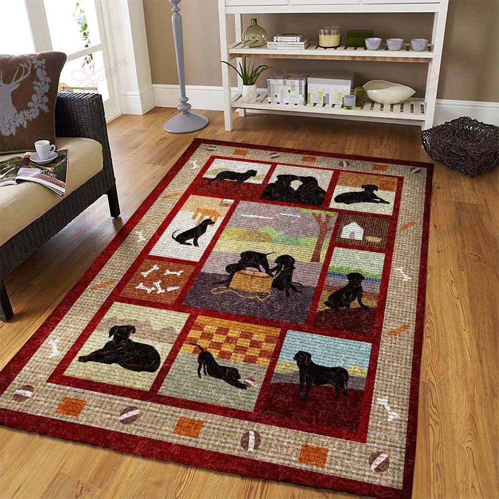 Black Labrador Rug Sport Decor Gift Floor Decor Living Room Carpet Rug Area Rug - d23fd269160b Black Labrador Rug Sport Decor Gift Floor Decor Living Room Carpet Rug Area Rug - d23fd269160b