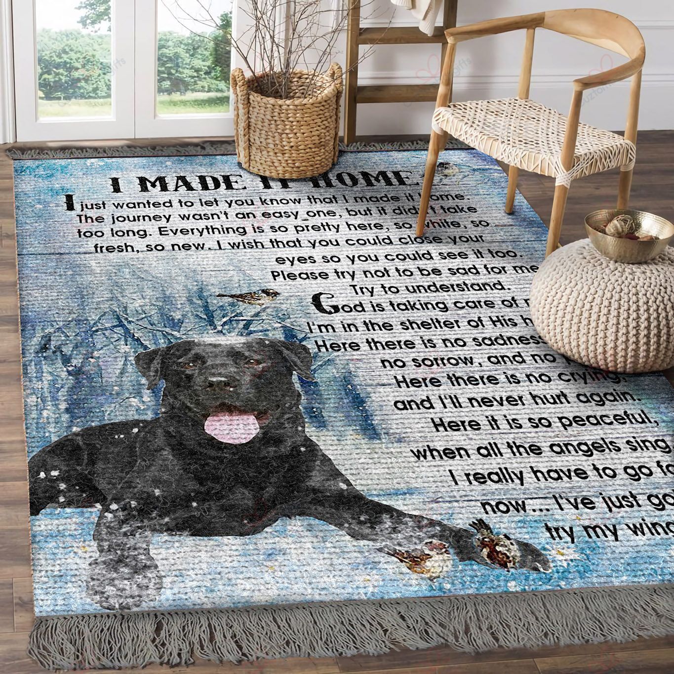 Black Labrador I Made It Home Rug Sport Decor Gift Floor Decor Living Room Carpet Rug Area Rug - 4fb6a88284ff Black Labrador I Made It Home Rug Sport Decor Gift Floor Decor Living Room Carpet Rug Area Rug - 4fb6a88284ff