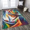Black Mom And Child Art Rug Sport Decor Gift Floor Decor Living Room Carpet Rug Area Rug - f3327e7603f3
