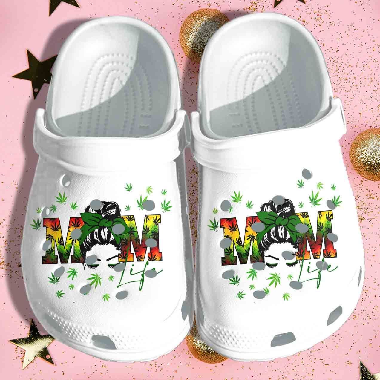 Black Mom Funny Weeds Shoes Crocs Clog – Mom Life Crocs Clog Clog Birthday Gift For Daughter Mother Black Mom Funny Weeds Shoes Crocs Clog – Mom Life Crocs Clog Clog Birthday Gift For Daughter Mother
