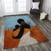 Black Mom Rug Sport Decor Gift Floor Decor Living Room Carpet Rug Area Rug - e1684b0250ab