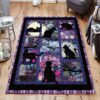 Black Night Cat Rug Sport Decor Gift Floor Decor Living Room Carpet Rug Area Rug - 014a239b345e