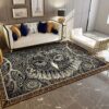 Black Owl Rug Sport Decor Gift Floor Decor Living Room Carpet Rug Area Rug - 9494ec12e524