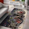 Black Owl Rug Sport Decor Gift Floor Decor Living Room Carpet Rug Area Rug - cb63e0d33fd6