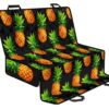Black Pineapple Pattern Print Pet Car Back Seat Cover - 18bec1cc1952