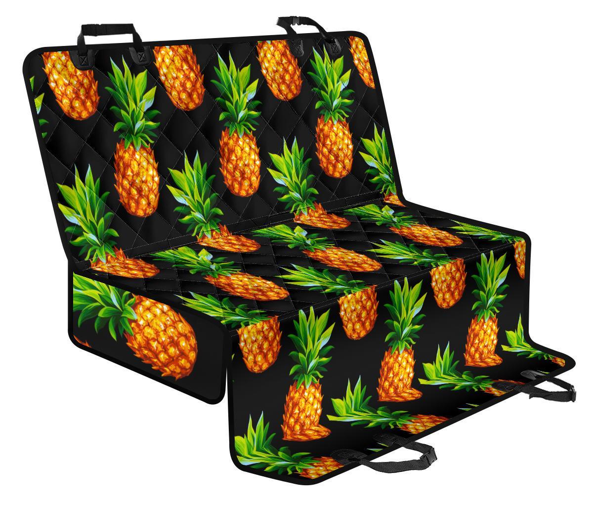 Black Pineapple Pattern Print Pet Car Back Seat Cover - 18bec1cc1952 Black Pineapple Pattern Print Pet Car Back Seat Cover - 18bec1cc1952