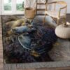 Black Poodle Lady 2 Rug Sport Decor Gift Floor Decor Living Room Carpet Rug Area Rug - 3e1040071b10