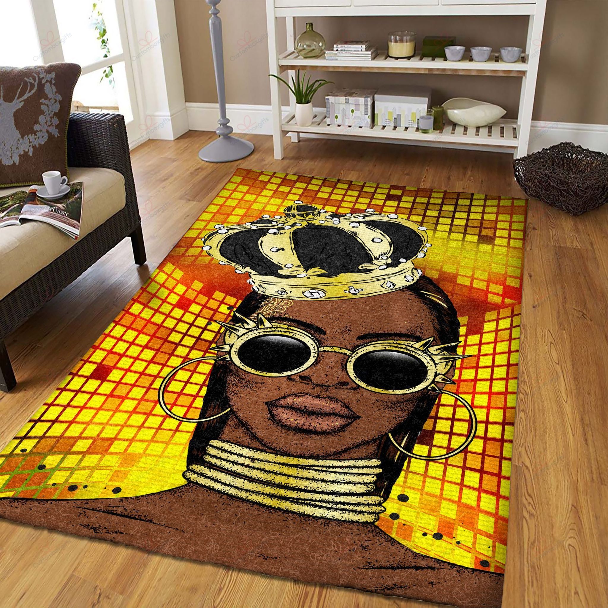 Black Queen Rug Sport Decor Gift Floor Decor Living Room Carpet Rug Area Rug - af5acae68b5d Black Queen Rug Sport Decor Gift Floor Decor Living Room Carpet Rug Area Rug - af5acae68b5d