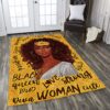 Black Queen Strong Rug Sport Decor Gift Floor Decor Living Room Carpet Rug Area Rug - 4950c7f54932
