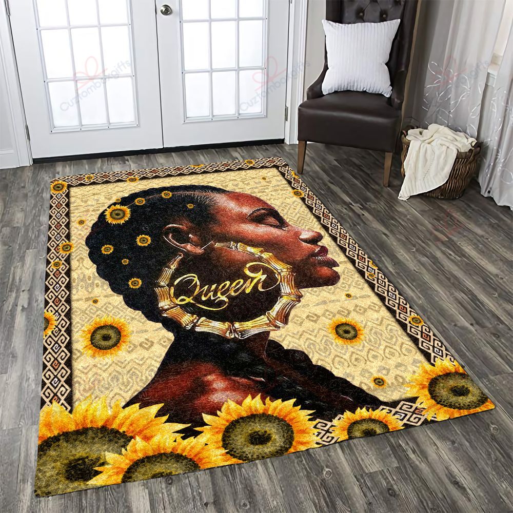Black Queen Sunflower Rug Sport Decor Gift Floor Decor Living Room Carpet Rug Area Rug - 75c2d6cf134b Black Queen Sunflower Rug Sport Decor Gift Floor Decor Living Room Carpet Rug Area Rug - 75c2d6cf134b