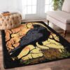 Black Raven Rug Sport Decor Gift Floor Decor Living Room Carpet Rug Area Rug - e5022cc9c60e
