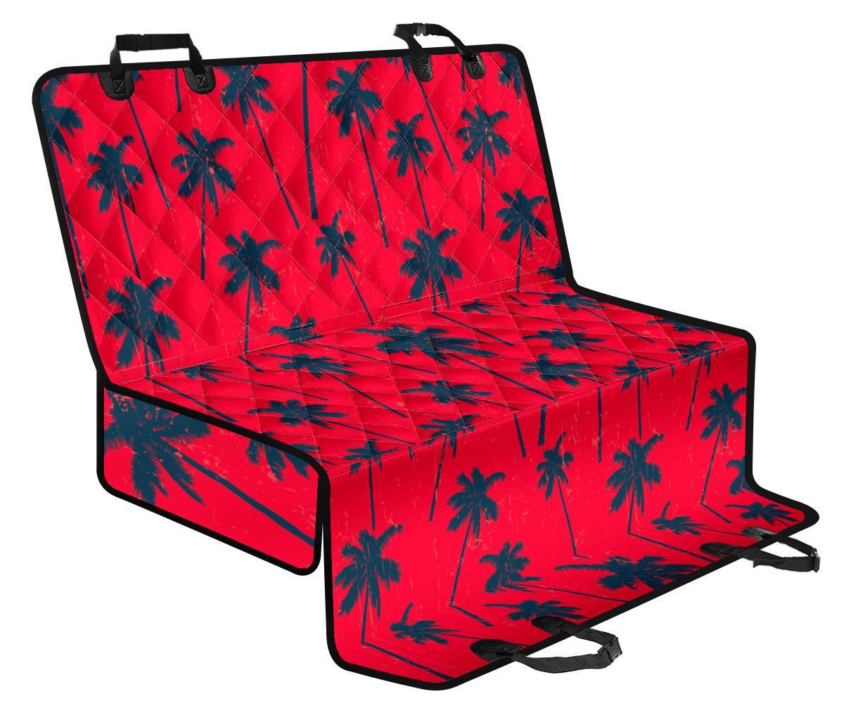 Black Red Palm Tree Pattern Print Pet Car Back Seat Cover - 0454fda41f59 Black Red Palm Tree Pattern Print Pet Car Back Seat Cover - 0454fda41f59