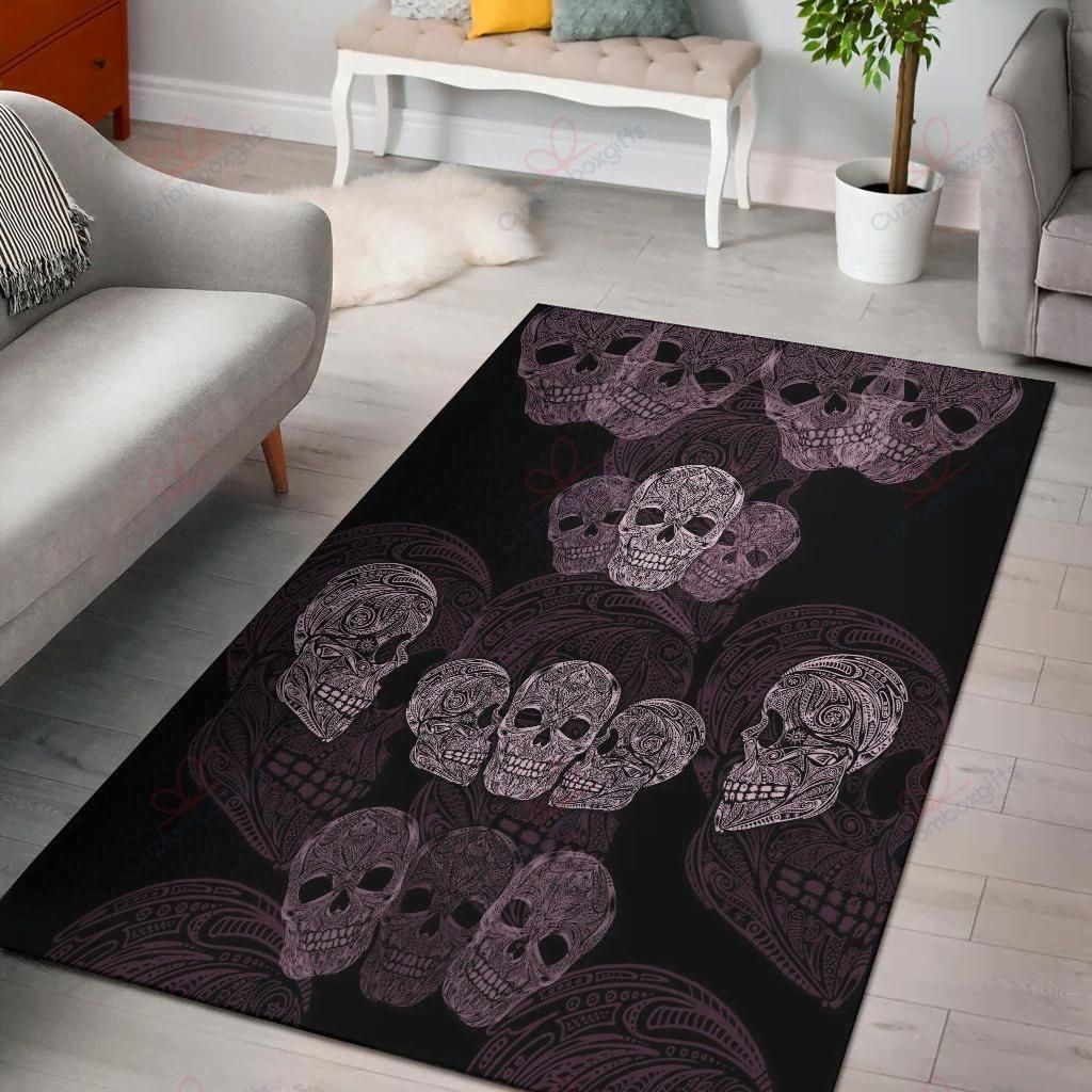 Black Skull Rug Sport Decor Gift Floor Decor Living Room Carpet Rug Area Rug - d1b4617f8c4d Black Skull Rug Sport Decor Gift Floor Decor Living Room Carpet Rug Area Rug - d1b4617f8c4d