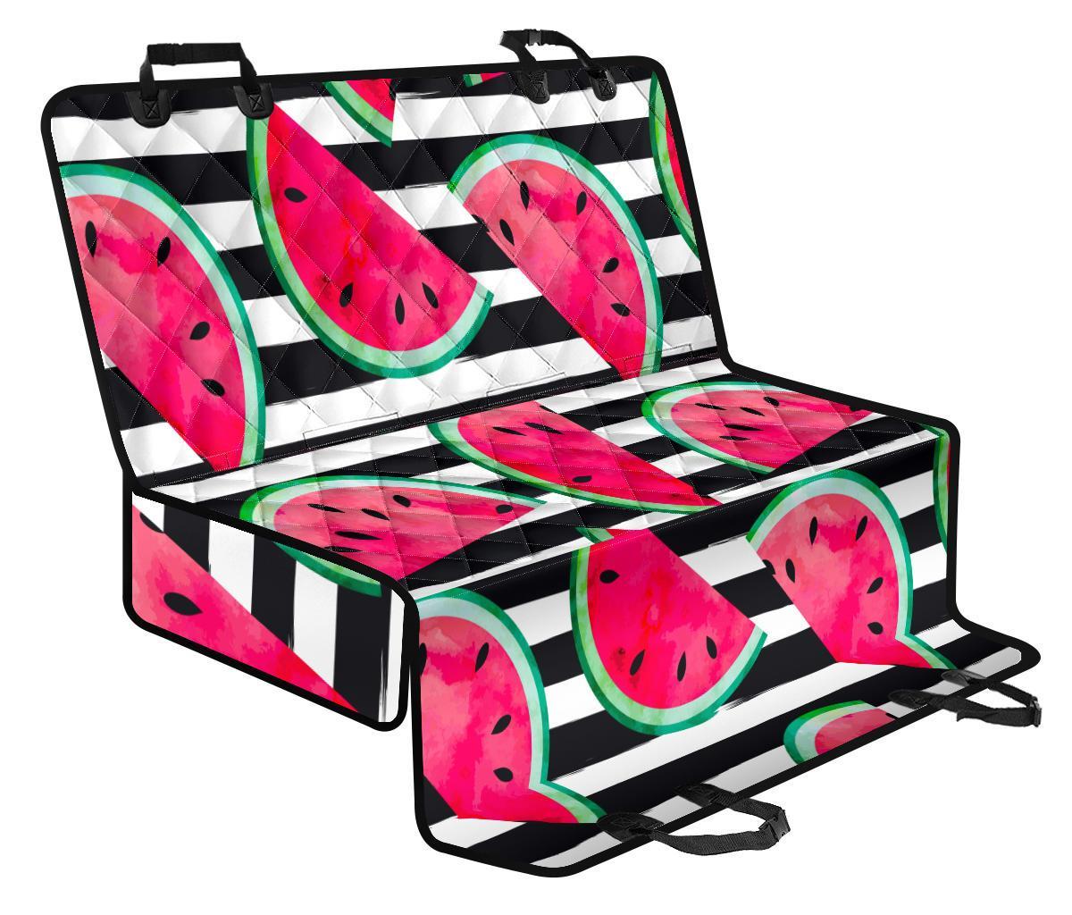 Black Striped Watermelon Pattern Print Pet Car Back Seat Cover - 7ad0b942c000 Black Striped Watermelon Pattern Print Pet Car Back Seat Cover - 7ad0b942c000