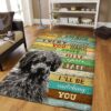 Black Toy Poodle Ill Be Watching You Rug Sport Decor Gift Floor Decor Living Room Carpet Rug Area Rug - 80145862f593
