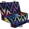 Black Triangle Galaxy Space Print Pet Car Back Seat Cover - d2a1a85ae76b