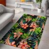 Black Tropical Giraffe Pattern Rug Sport Decor Gift Floor Decor Living Room Carpet Rug Area Rug - afa9d729f35b