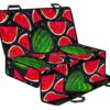 Black Watermelon Pieces Pattern Print Pet Car Back Seat Cover - a2f1d34e152a