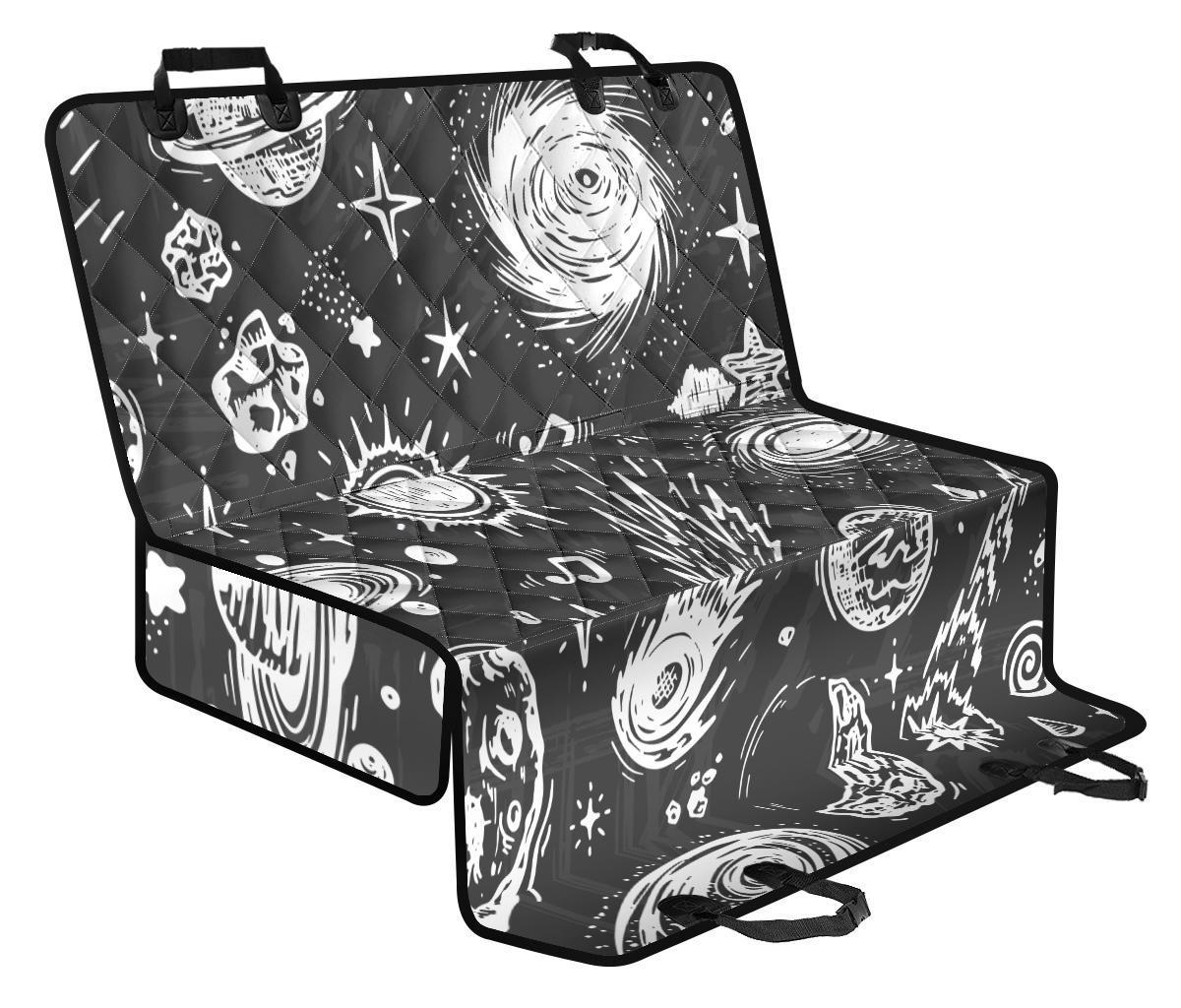 Black White Galaxy Outer Space Print Pet Car Back Seat Cover - f6bfac6ee02a Black White Galaxy Outer Space Print Pet Car Back Seat Cover - f6bfac6ee02a