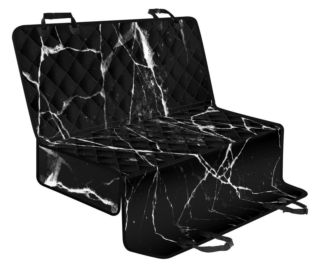 Black White Natural Marble Print Pet Car Back Seat Cover - de09ce203757 Black White Natural Marble Print Pet Car Back Seat Cover - de09ce203757