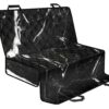 Black White Scratch Marble Print Pet Car Back Seat Cover - 4394512ed12e