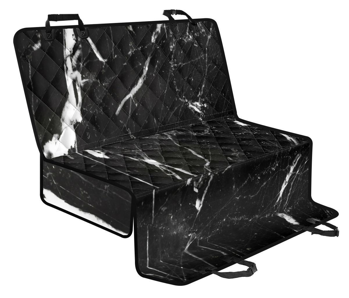 Black White Scratch Marble Print Pet Car Back Seat Cover - 4394512ed12e Black White Scratch Marble Print Pet Car Back Seat Cover - 4394512ed12e