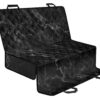 Black White Smoke Marble Print Pet Car Back Seat Cover - 13a584cf45fd