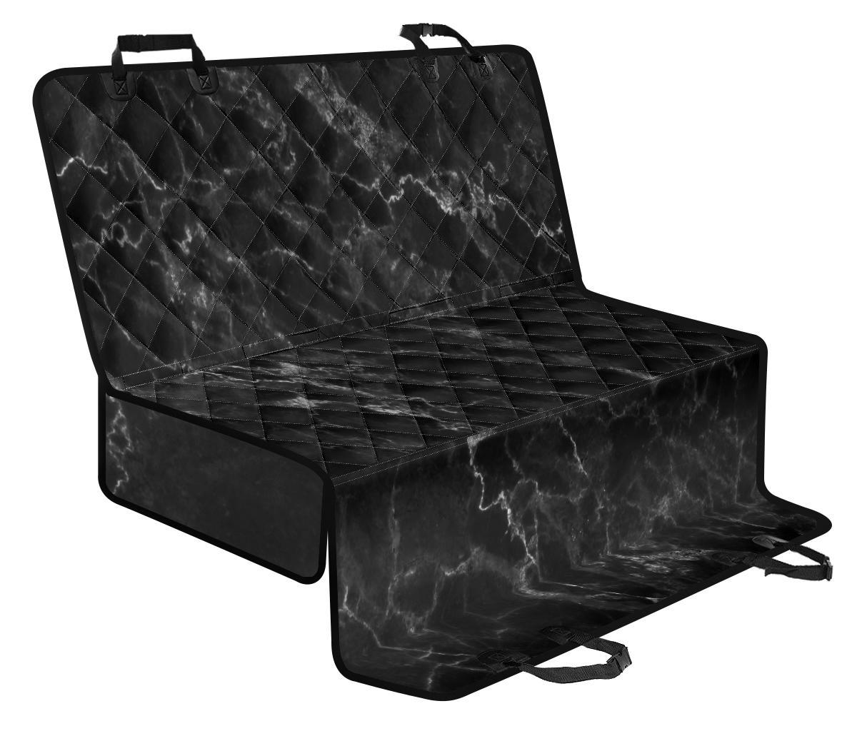 Black White Smoke Marble Print Pet Car Back Seat Cover - 13a584cf45fd Black White Smoke Marble Print Pet Car Back Seat Cover - 13a584cf45fd