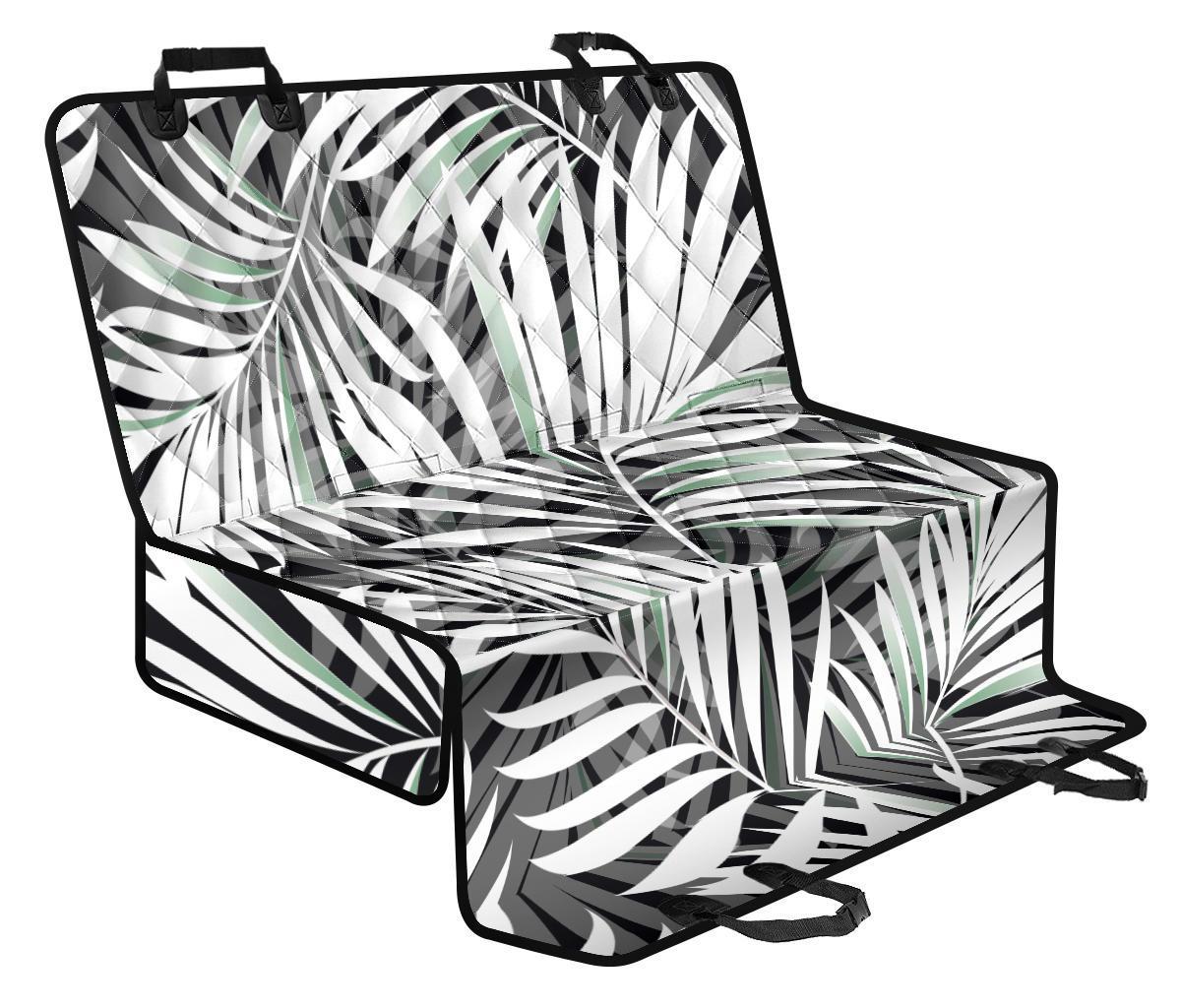 Black White Tropical Leaf Pattern Print Pet Car Back Seat Cover - 67ea99c063ec Black White Tropical Leaf Pattern Print Pet Car Back Seat Cover - 67ea99c063ec