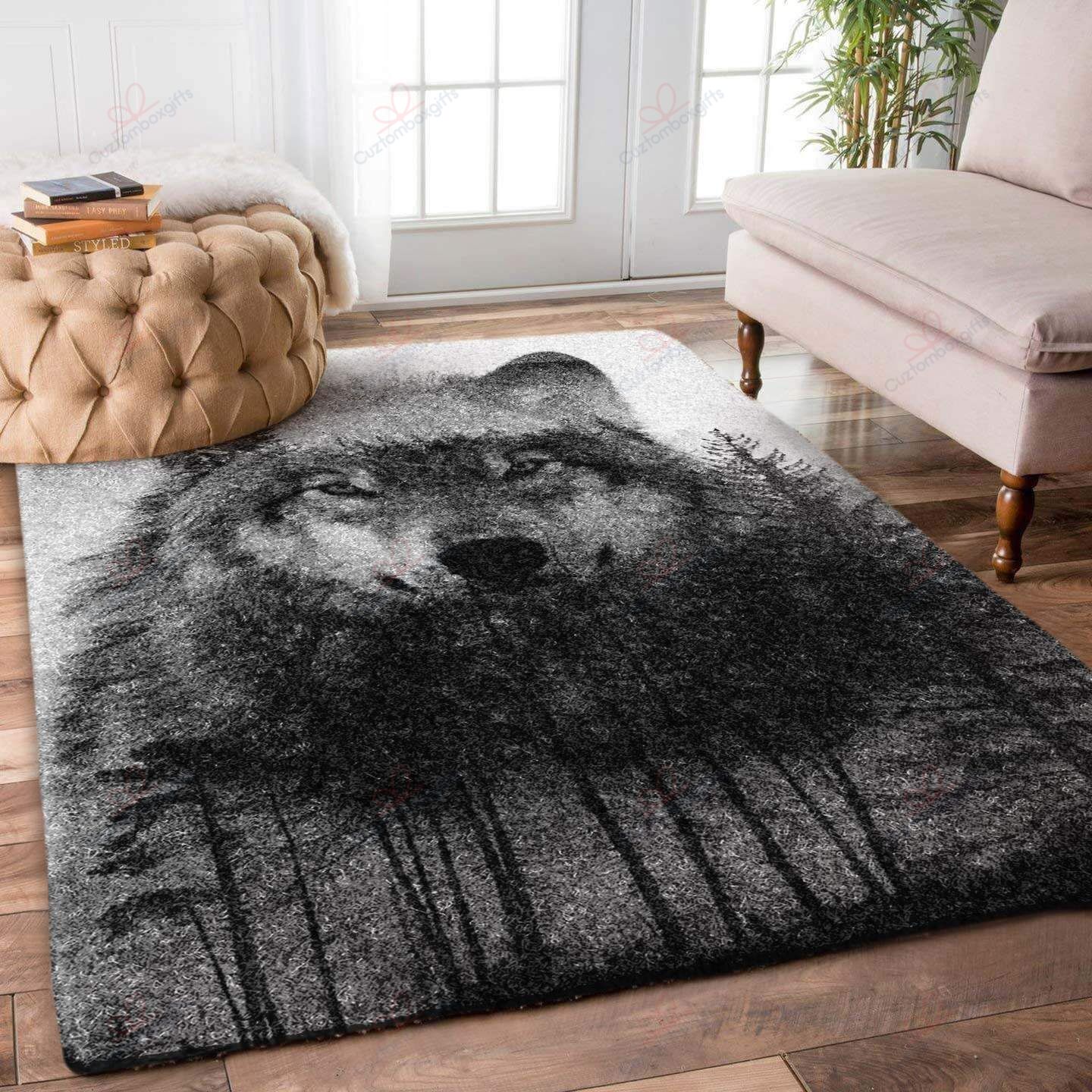 Black Wolf Rug Sport Decor Gift Floor Decor Living Room Carpet Rug Area Rug - 34d5cefad66b Black Wolf Rug Sport Decor Gift Floor Decor Living Room Carpet Rug Area Rug - 34d5cefad66b