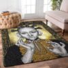 Black Woman 2 Rug Sport Decor Gift Floor Decor Living Room Carpet Rug Area Rug - 411f3a74f7d4
