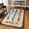 Black Woman Africa Rug Sport Decor Gift Floor Decor Living Room Carpet Rug Area Rug - 06bd6f167bc6
